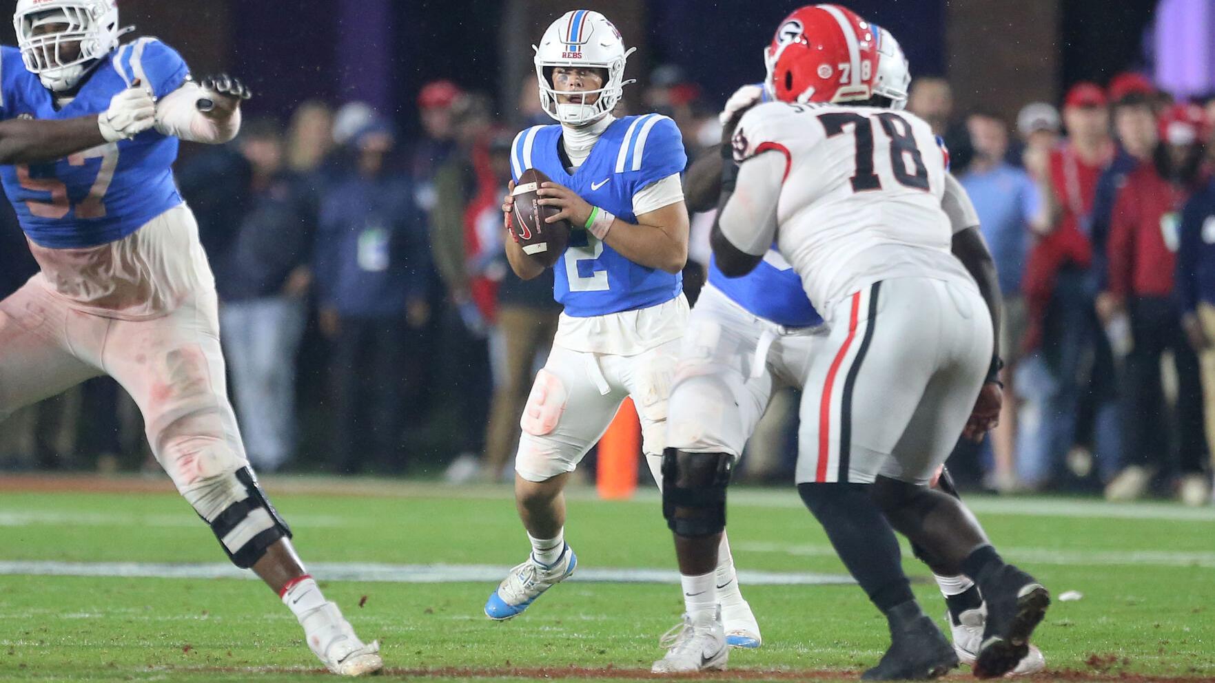 Ole Miss' pass protection is gelling at the right time